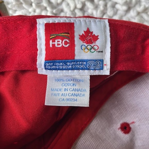 HBC Team Canada Red Baseball Hat Trucker Cap 2006 TORINO - WINTER OLYMPICS - Picture 5 of 6